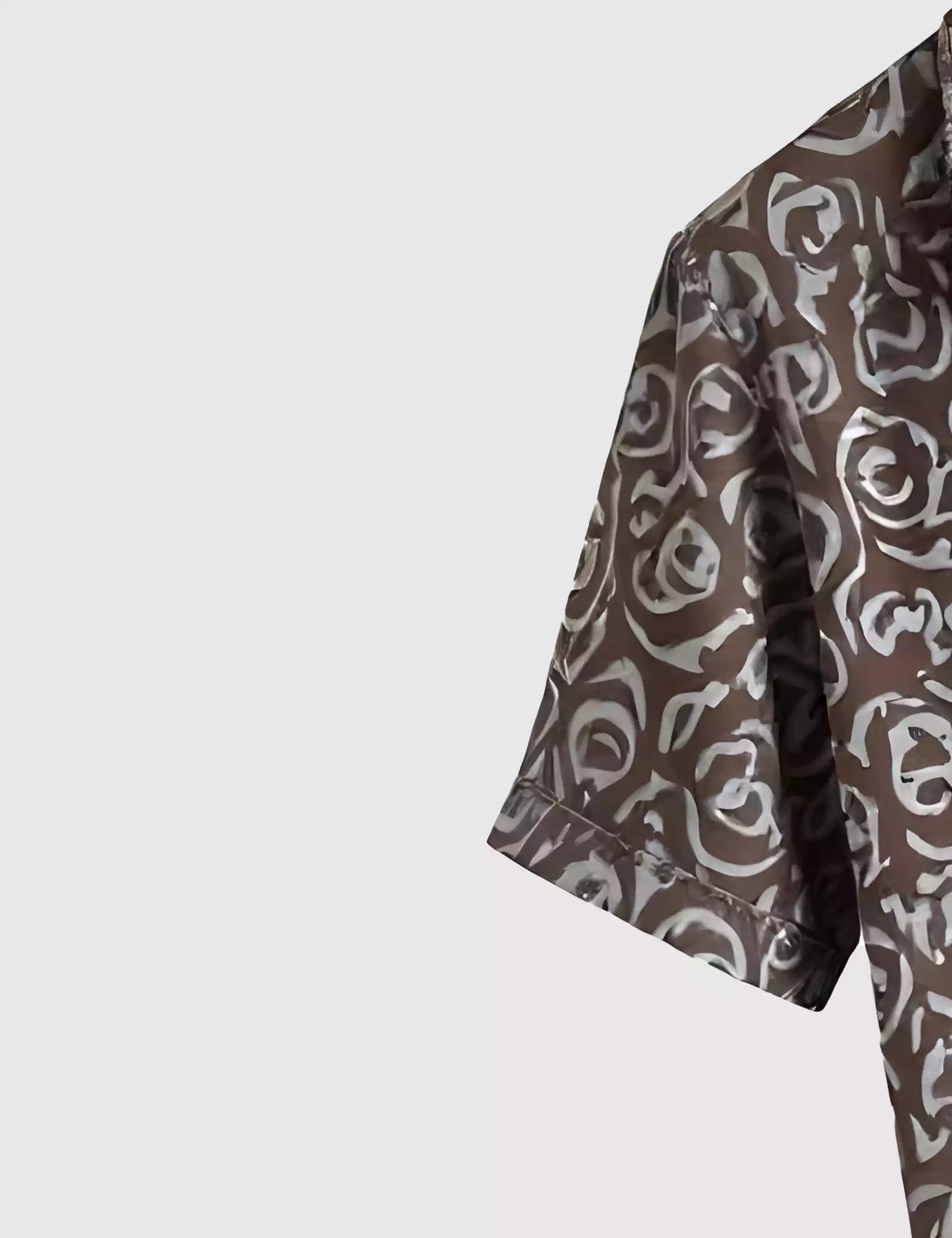 Illusion Printed Black Color Men's Shirt Half Sleeves Exclusive Summer Edition
